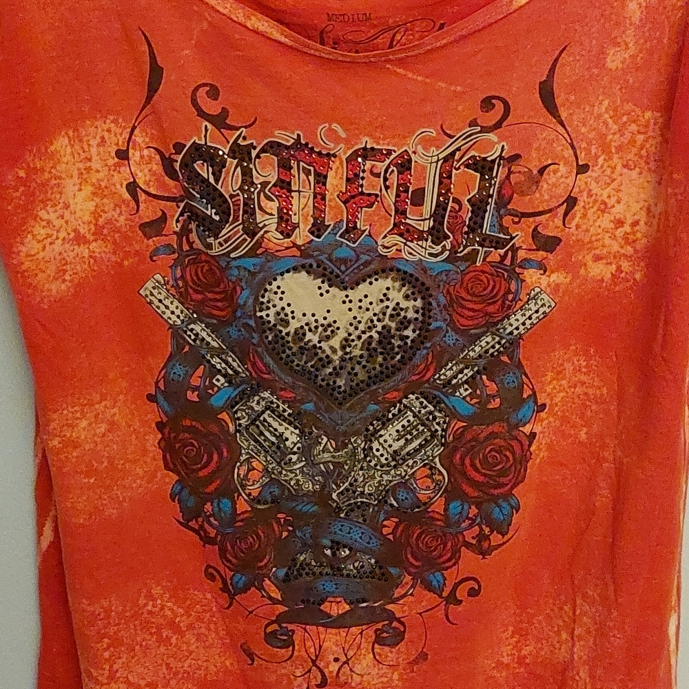 Sinful Off The Shoulder Tee Sz. M